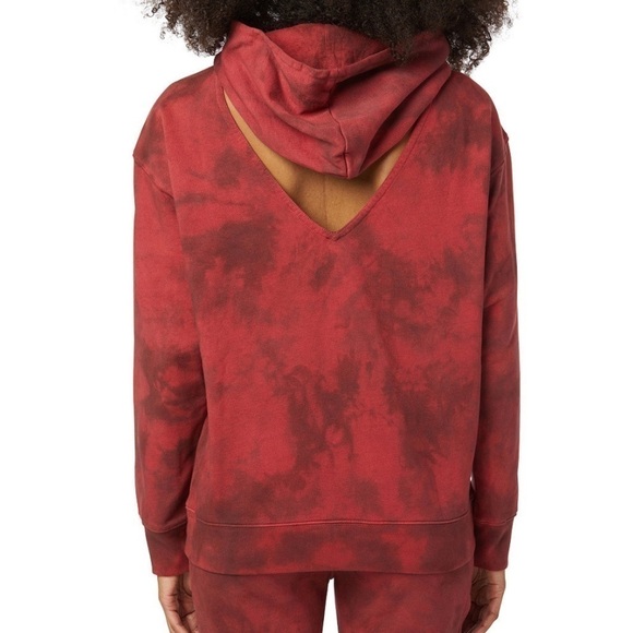 Hudson Jeans Open-Back Hooded Sweatshirt. Size Medium NWT - Picture 3 of 6